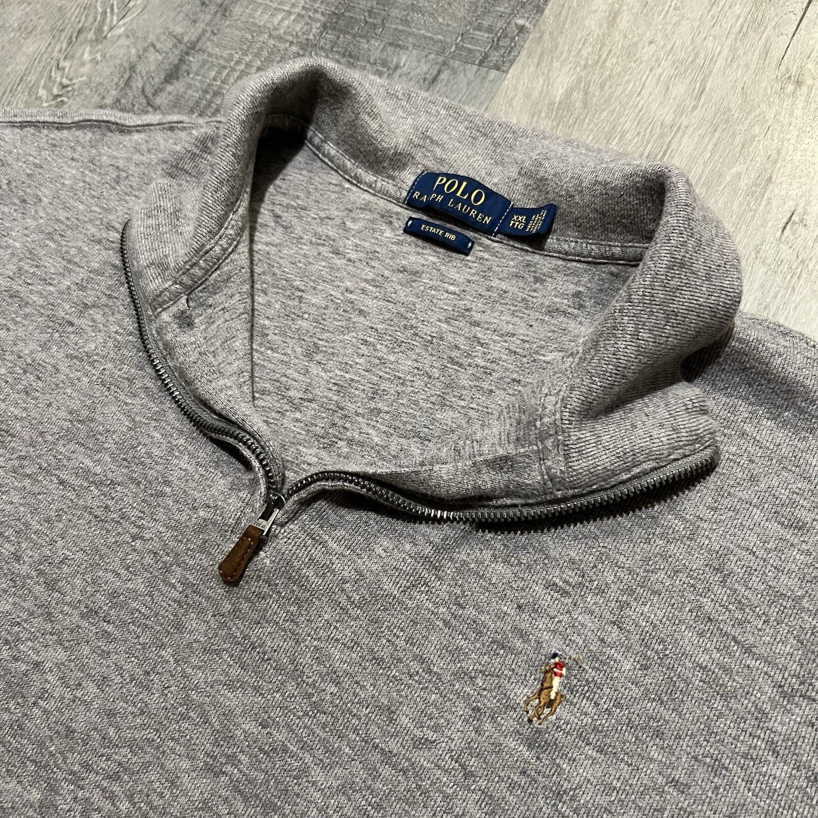 Polo Ralph Lauren Polo Ralph Lauren Sweater Flesh Pony Estate Rib Pullover 2XL Size US XXL / EU 58 / 5 - 3 Thumbnail