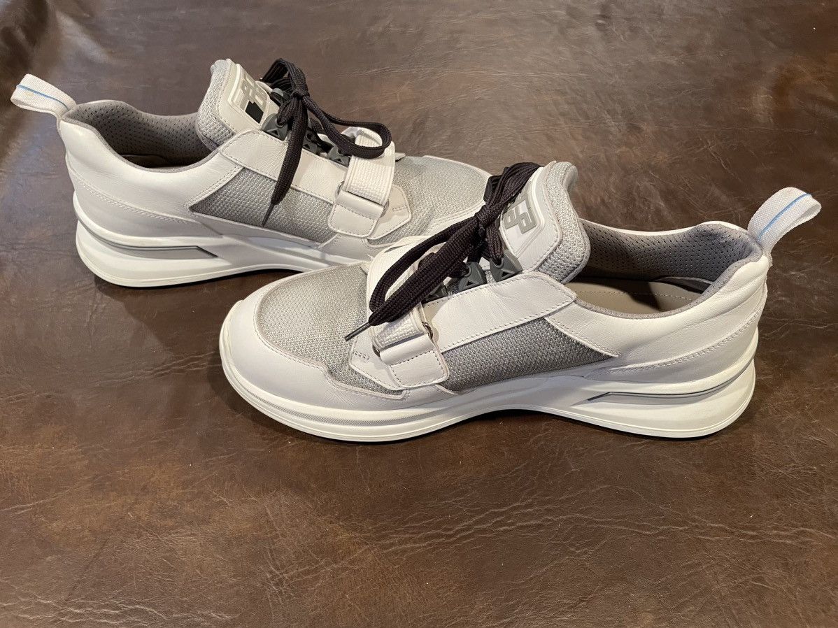 Prada Mechano “White Silver” Size US 10 / EU 43 - 3 Thumbnail