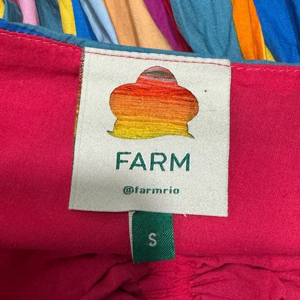 Farm Rio Farm Rio Multicolor Stripe Rainbow Maxi Dress Size S Size L / US 10 / IT 46 - 11 Thumbnail