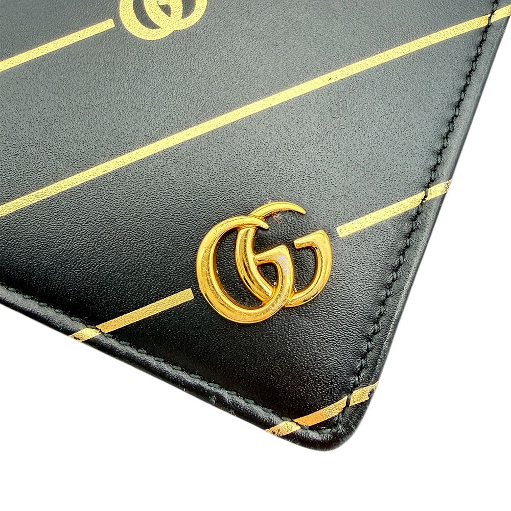 Gucci Gucci Women's Black and Gold Wallet-Purses Size ONE SIZE - 7 Thumbnail