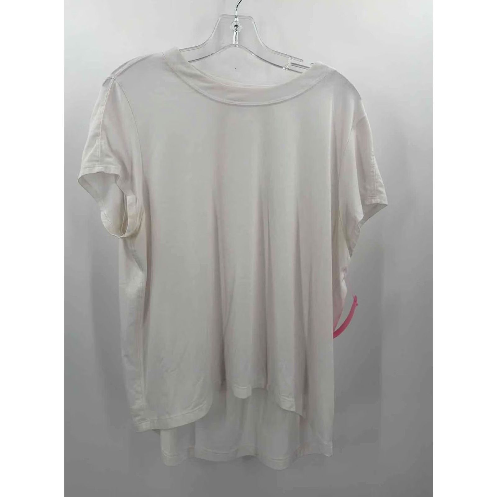 Athleta Athleta White Small T-shirt Size S / US 4 / IT 40 - 2 Thumbnail