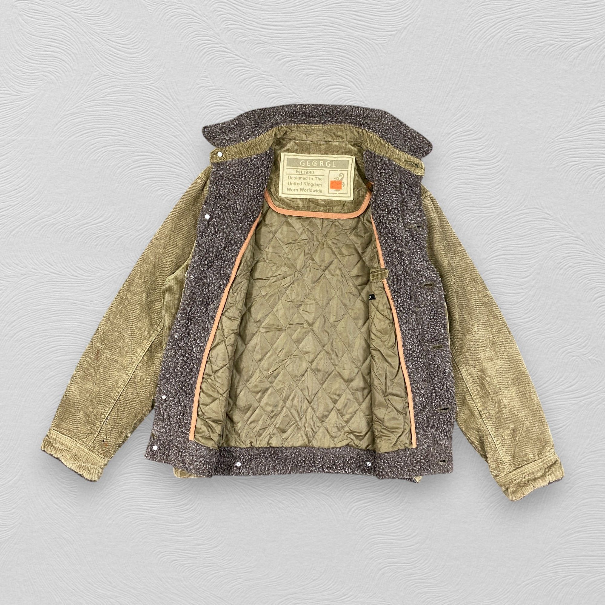 George Vintage Geoge Corduroy Jacket -J050 Size US M / EU 48-50 / 2 - 3 Thumbnail