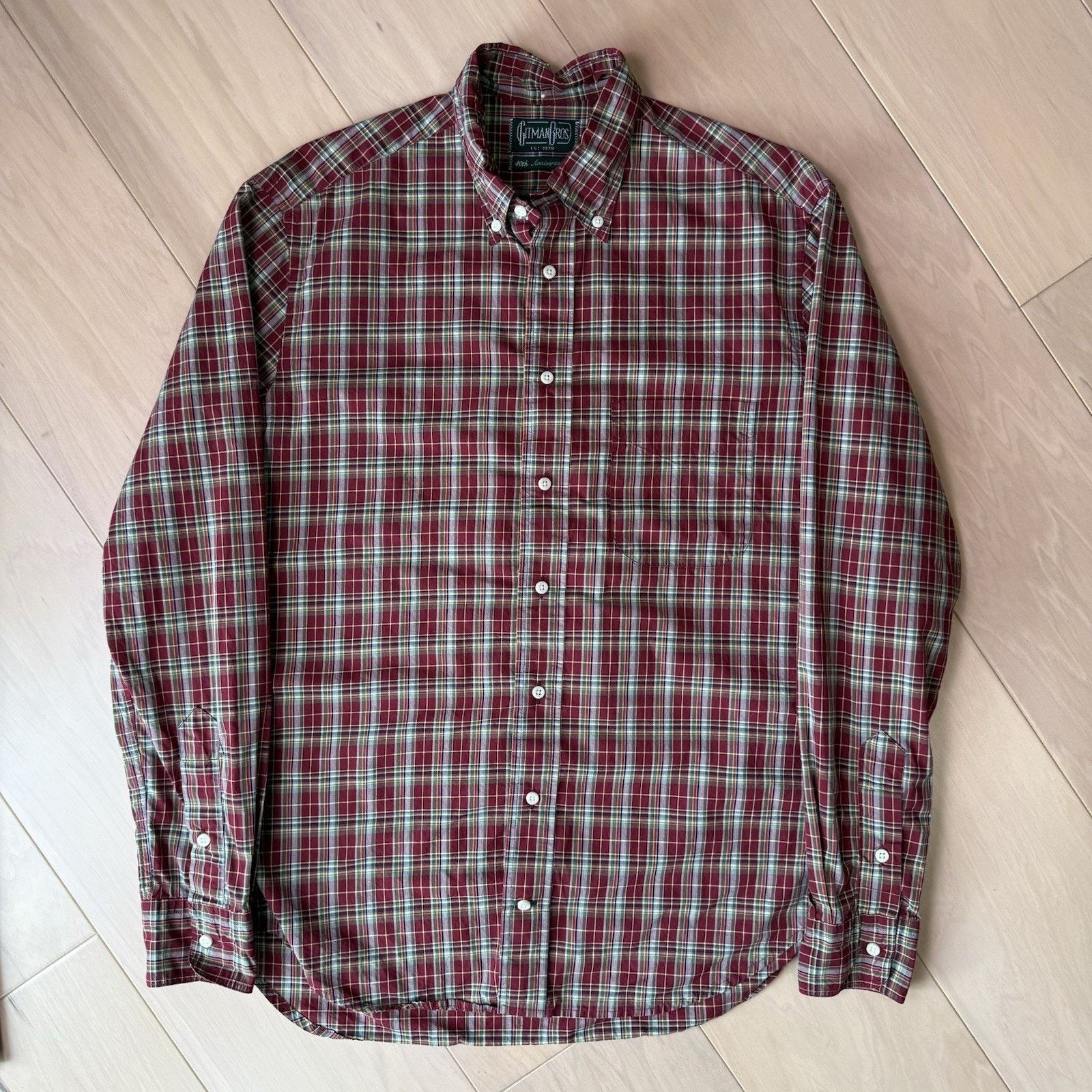 Gitman Bros. Gitman Bros Shirt Medium Multicolor Cotton Button Up 40th Size US M / EU 48-50 / 2 - 3 Thumbnail