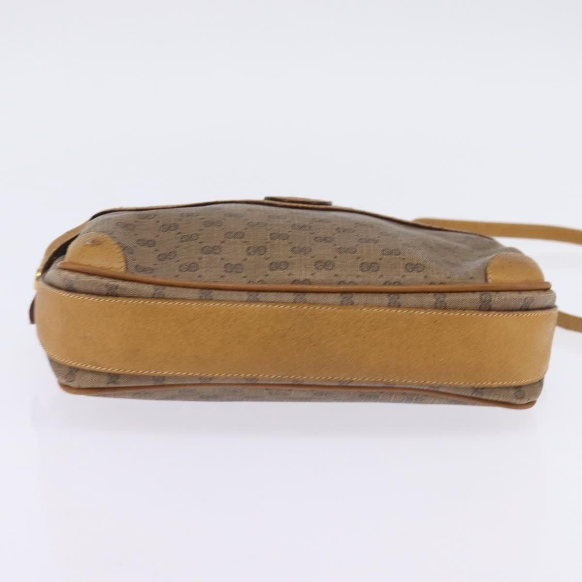 Gucci GUCCI Micro GG Supreme Shoulder Bag Pvc Beige Gold Size ONE SIZE - 9 Thumbnail