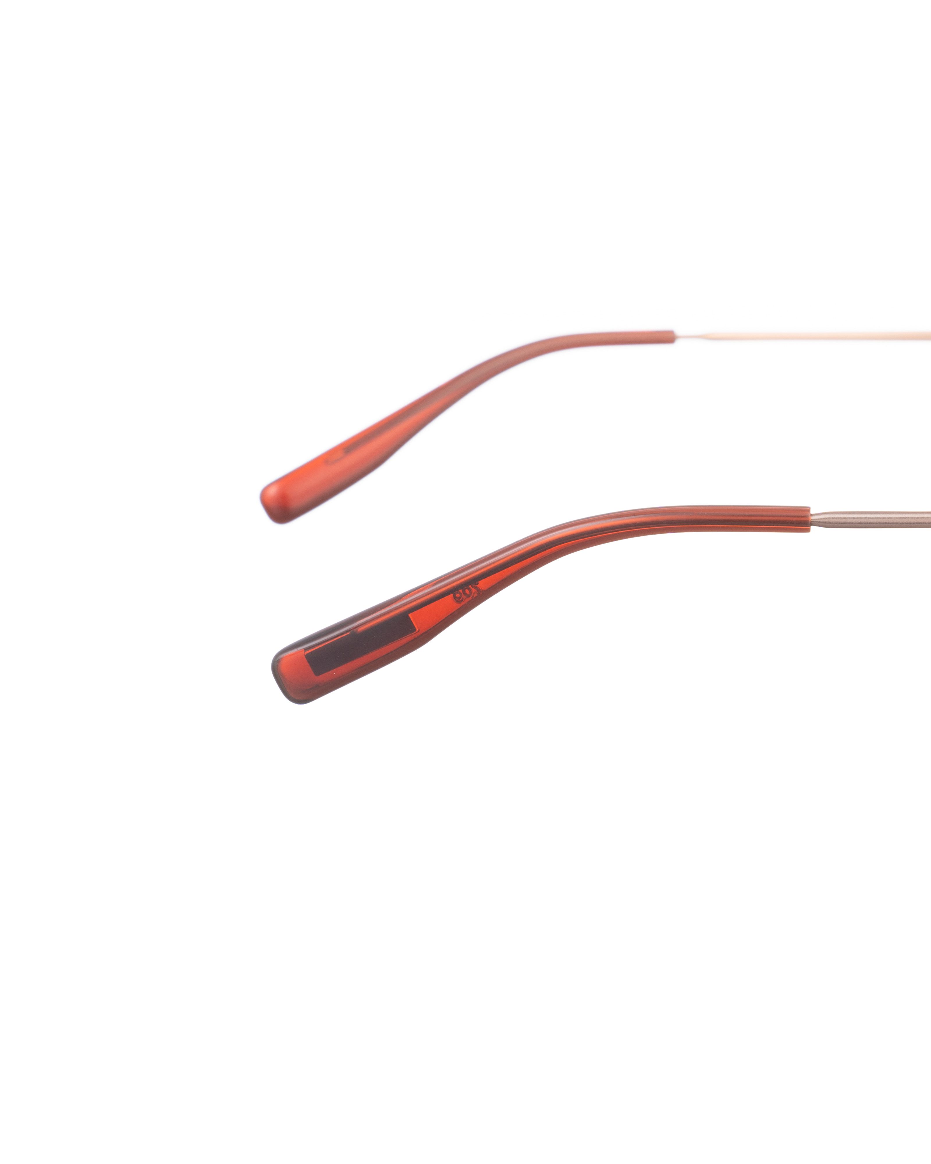 Calvin Klein Calvin Klein 00s Brown Matte Rectangular Glasses Size ONE SIZE - 3 Thumbnail