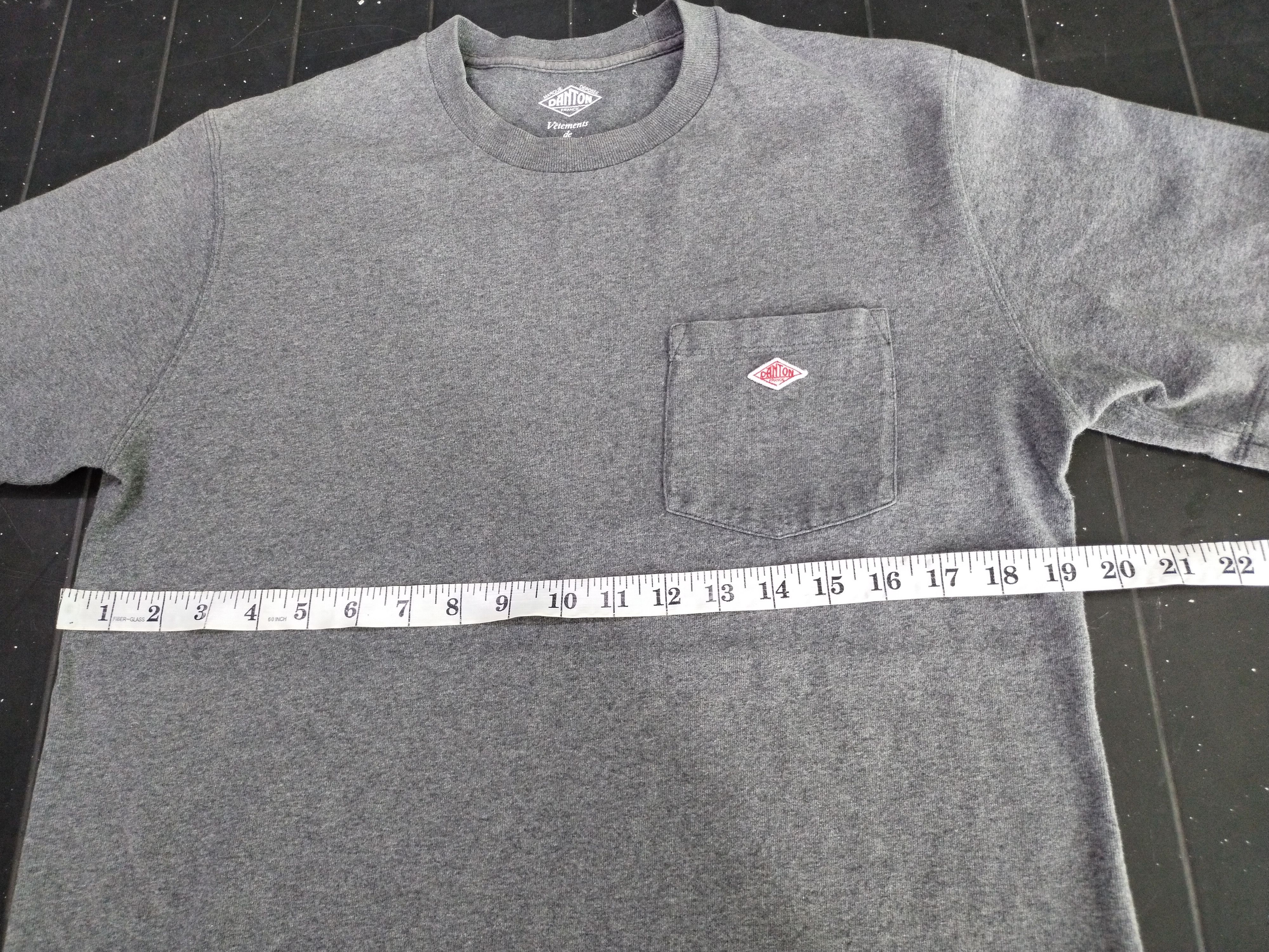 Danton Vintage Danton Plain Pocket Tee Size US S / EU 44-46 / 1 - 7 Thumbnail