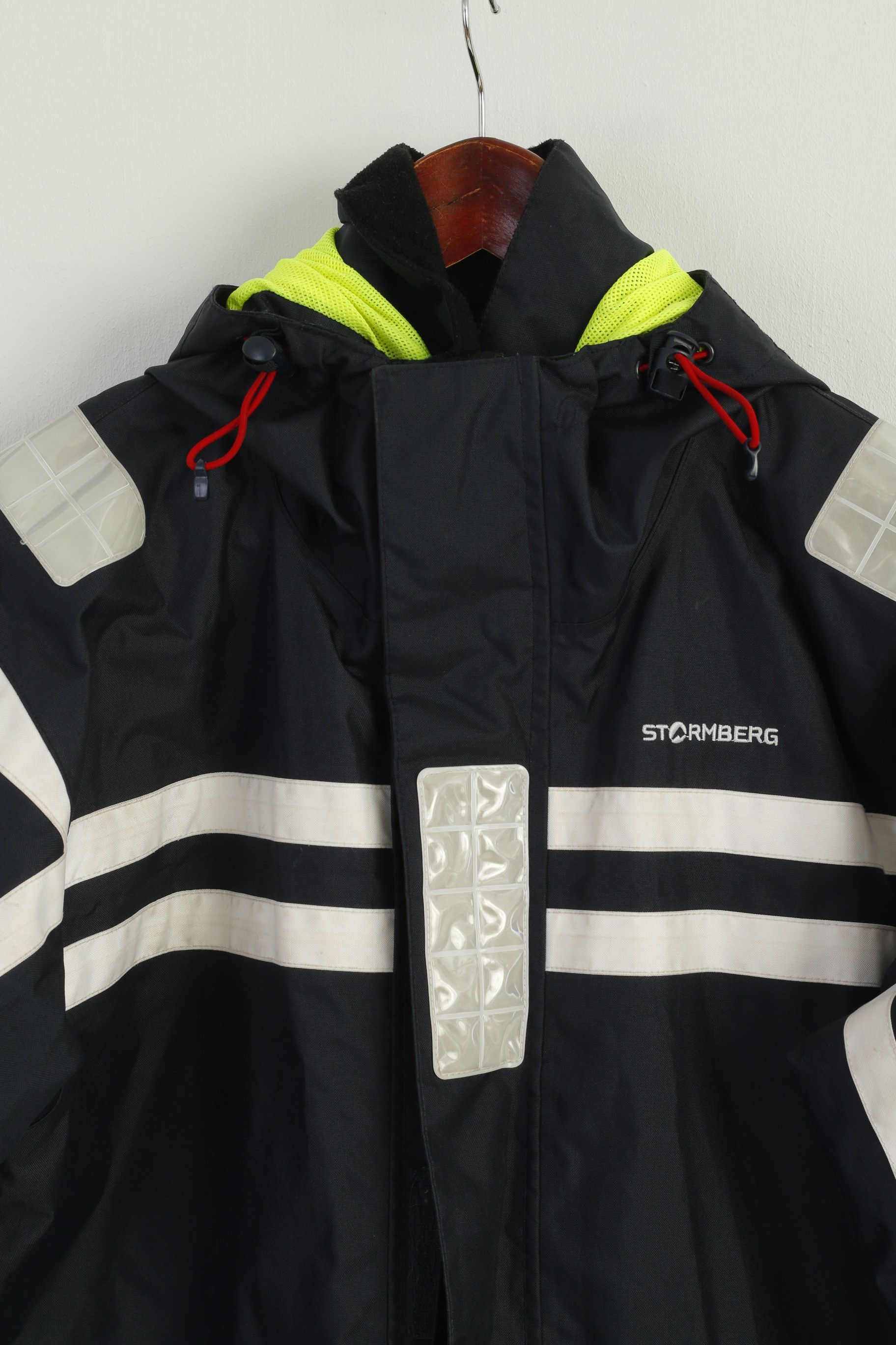 Vintage Stormberg Men S Jacket Navy PU Coated 7690 Size US S / EU 44-46 / 1 - 2 Thumbnail