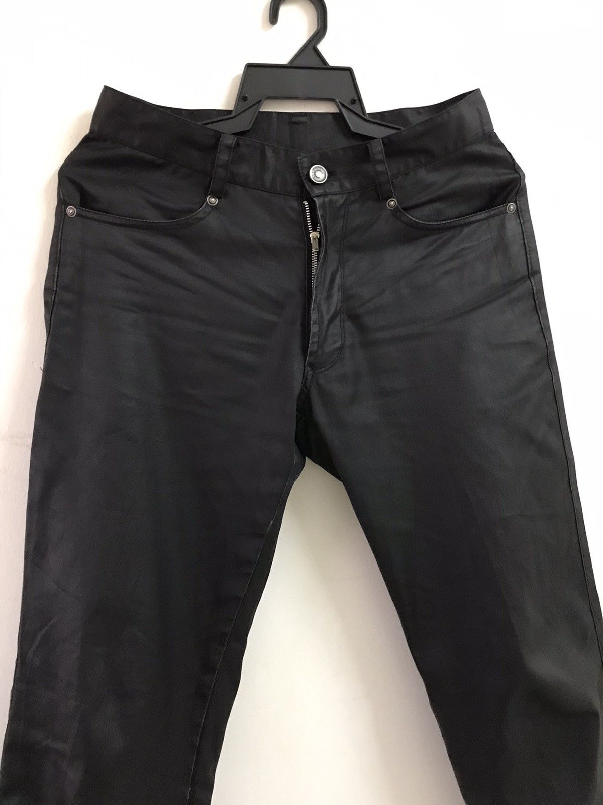 Gaultier Homme Objet × Jean Paul Gaultier × Vintage Gaultier Objet Homme Black Pants Size US 29 - 2 Thumbnail