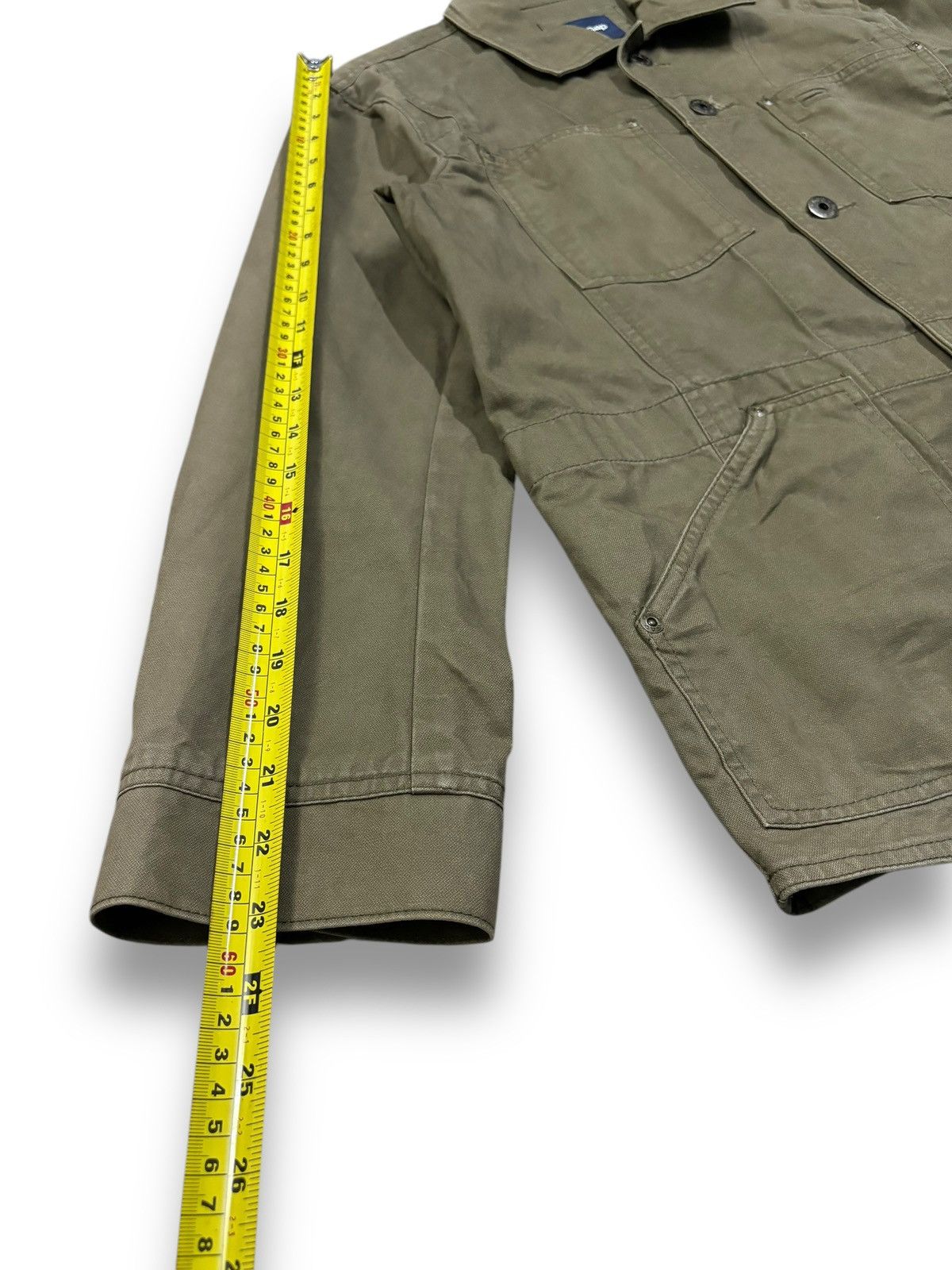 Balenciaga × Gap × Yeezy Vintage Gap Khaki Green Tactical Military Field Jacket Size US M / EU 48-50 / 2 - 12 Thumbnail