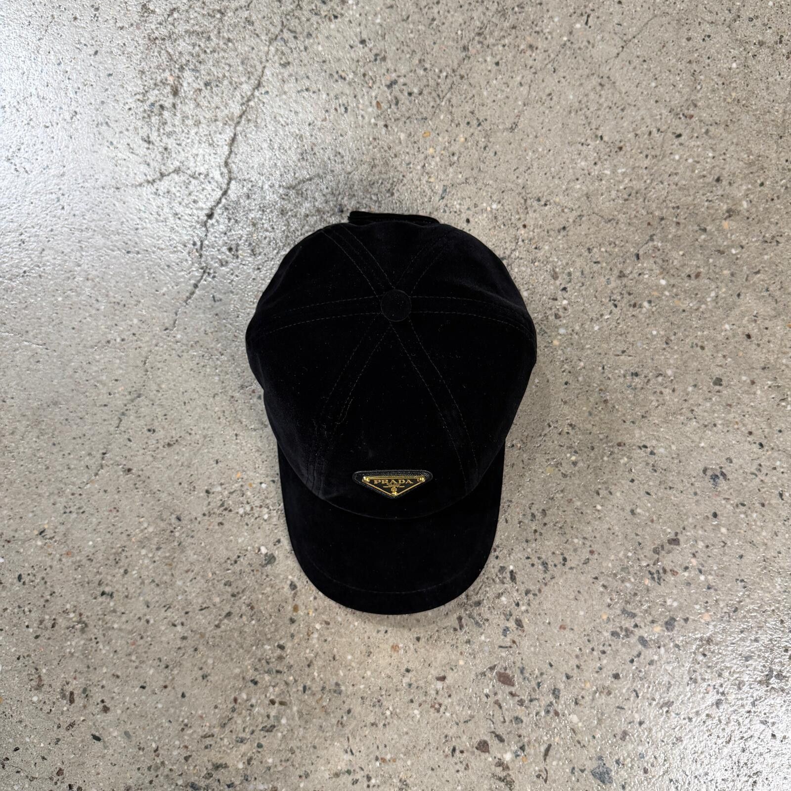 Prada Prada Velvet Baseball Cap Size ONE SIZE - 4 Thumbnail