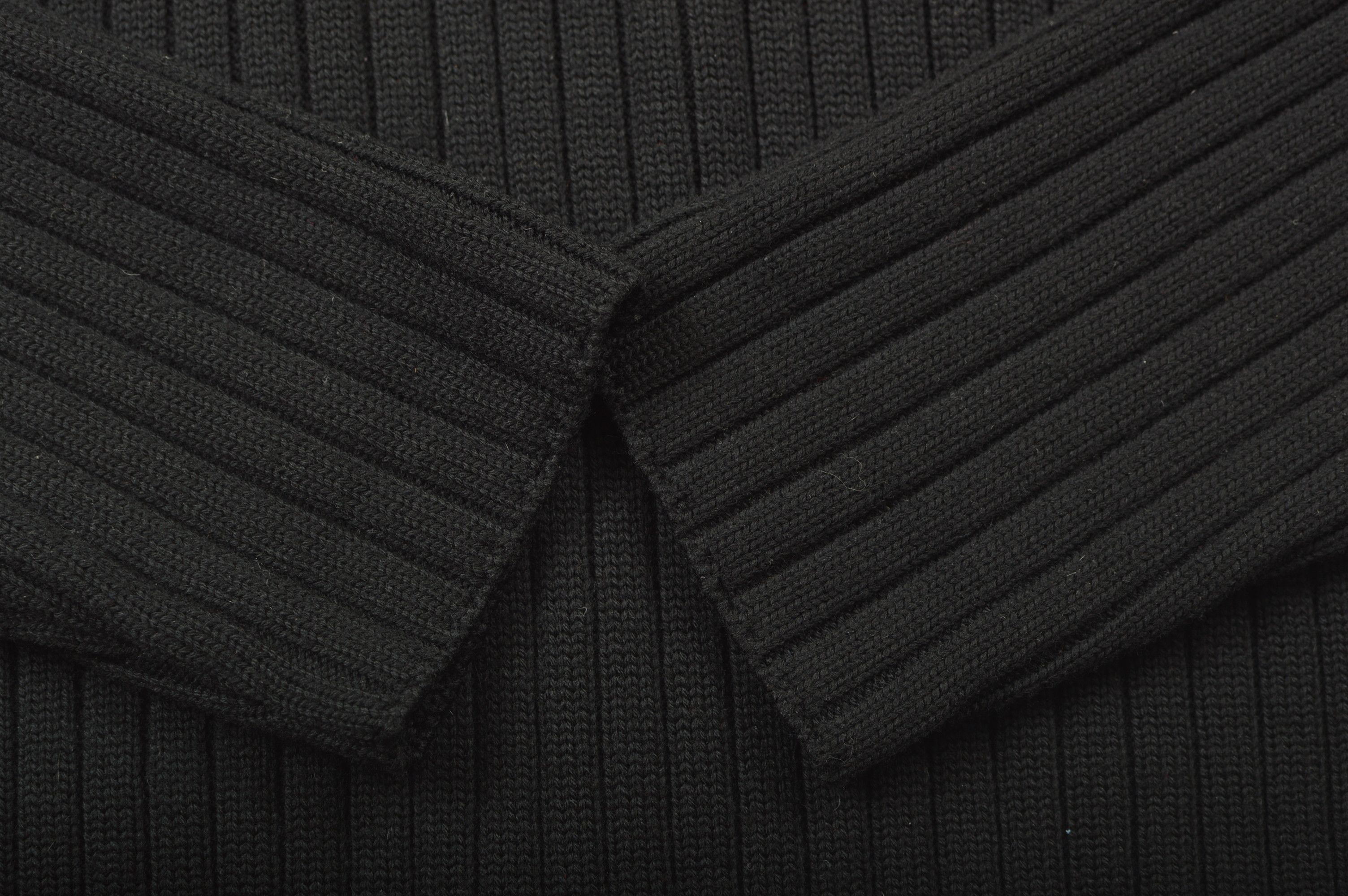 Faconnable Faconnable Merino Wool Front Lambskin Jacket Sweater Size US L / EU 52-54 / 3 - 10 Thumbnail