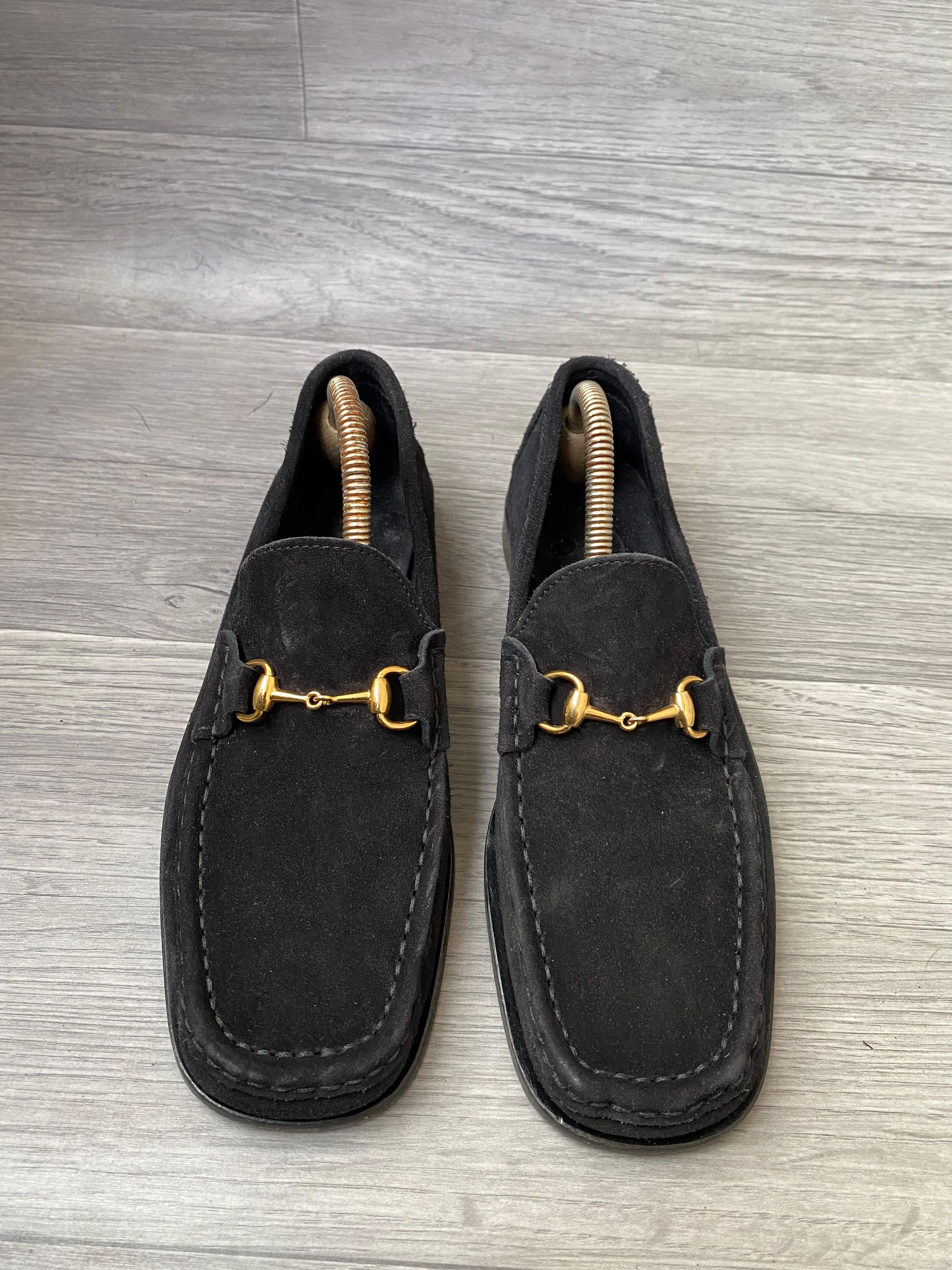 Gucci Vintage Gucci Tomford Era Horsebit Suede Shoes sz 38.5 Size US 8.5 / IT 38.5 - 1 Thumbnail