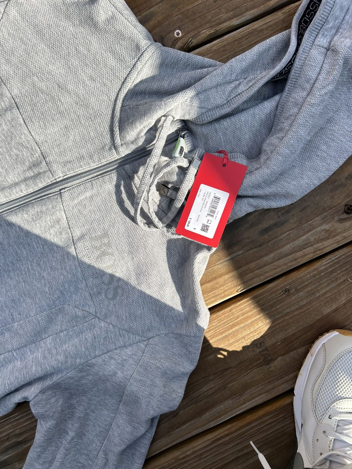 Hugo Boss HUGO Light Gray Zip-Up Hoodie Size US S / EU 44-46 / 1 - 1 Thumbnail