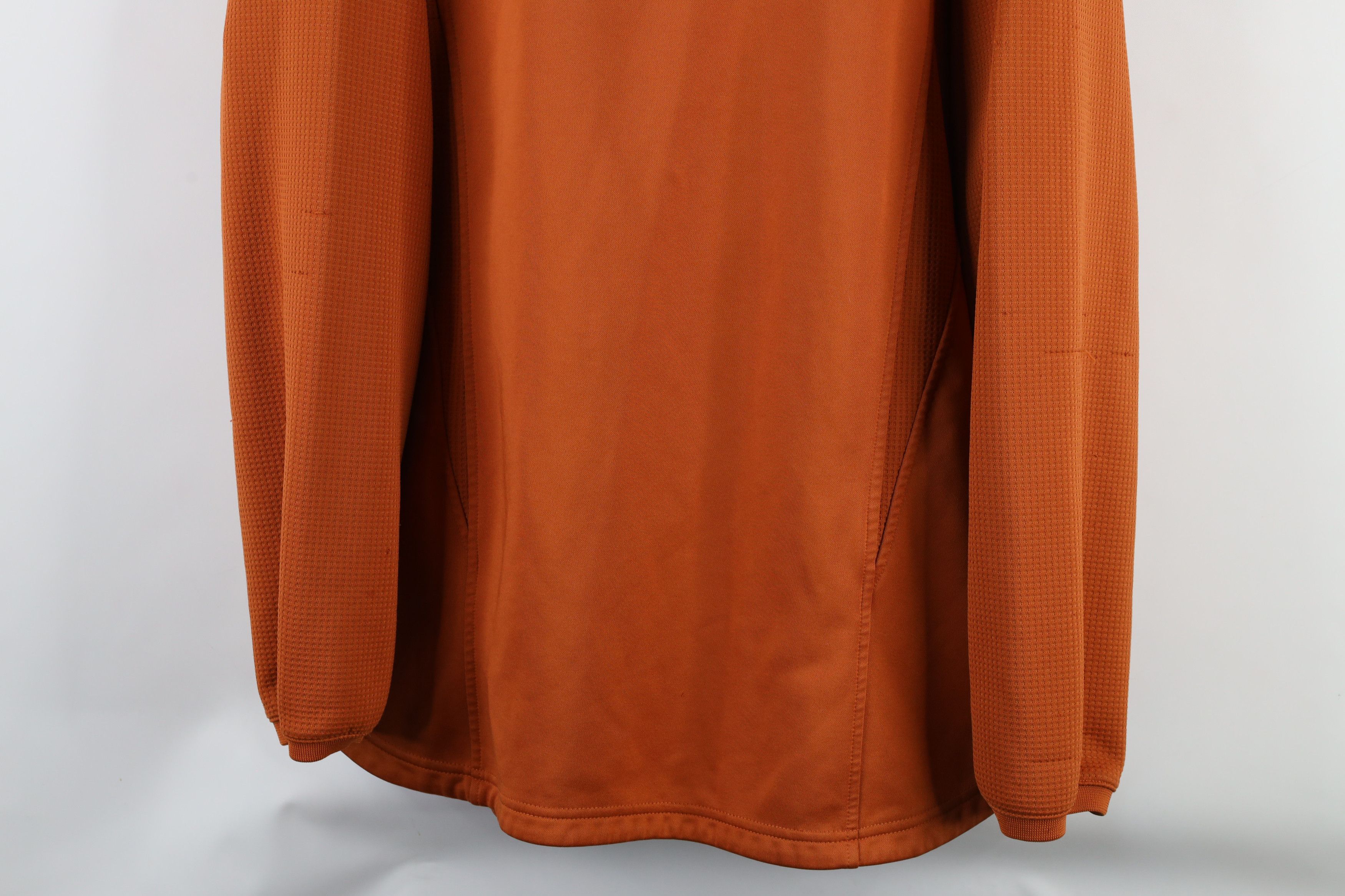 Majestic × Vintage Vintage Majestic Waffle Knit Fleece Lined Sweatshirt Orange Size US XXL / EU 58 / 5 - 3 Thumbnail