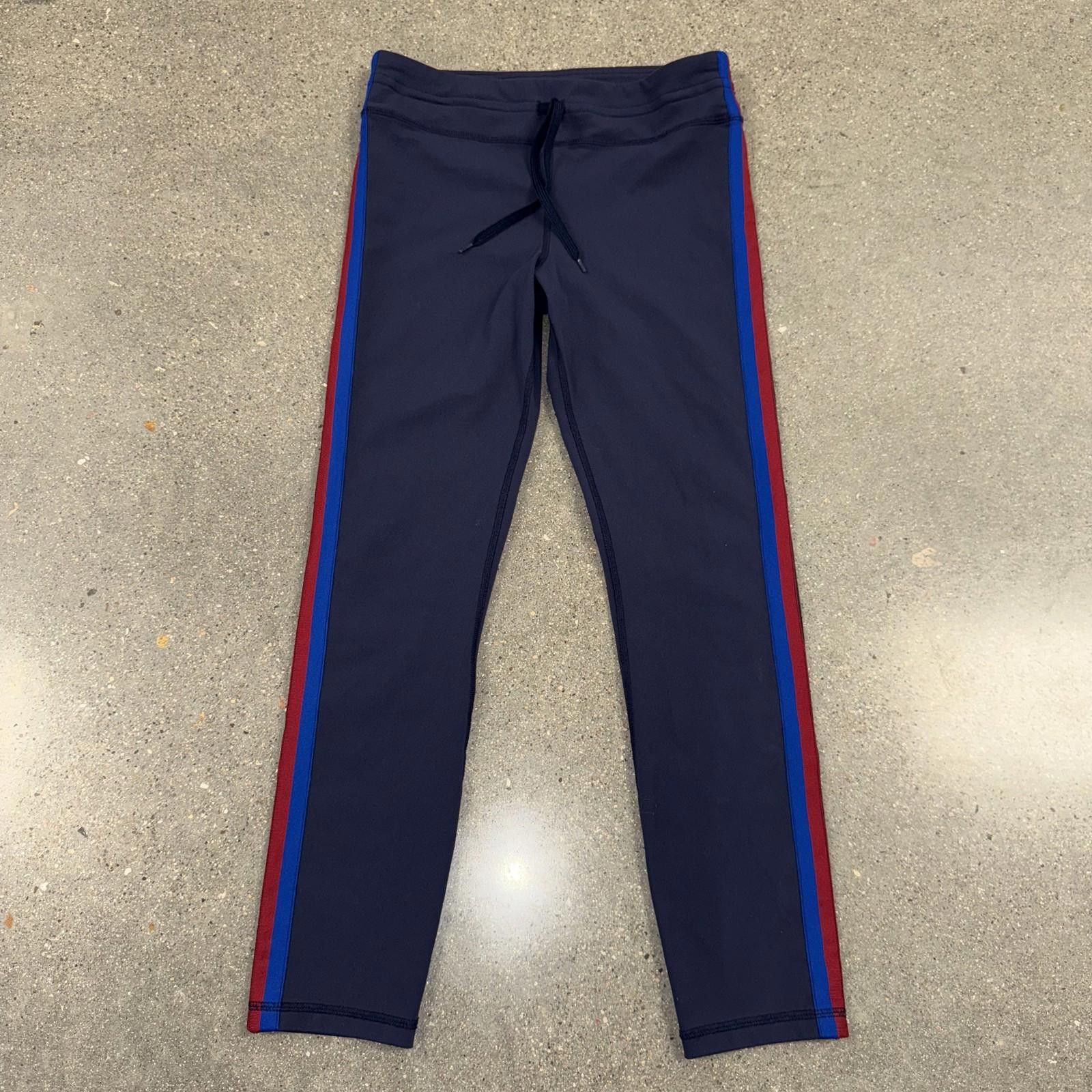 J.Crew J Crew Pants Womens S Athletic Track Leggings Stripe G9623 Size 28" / US 6 / IT 42 - 2 Thumbnail