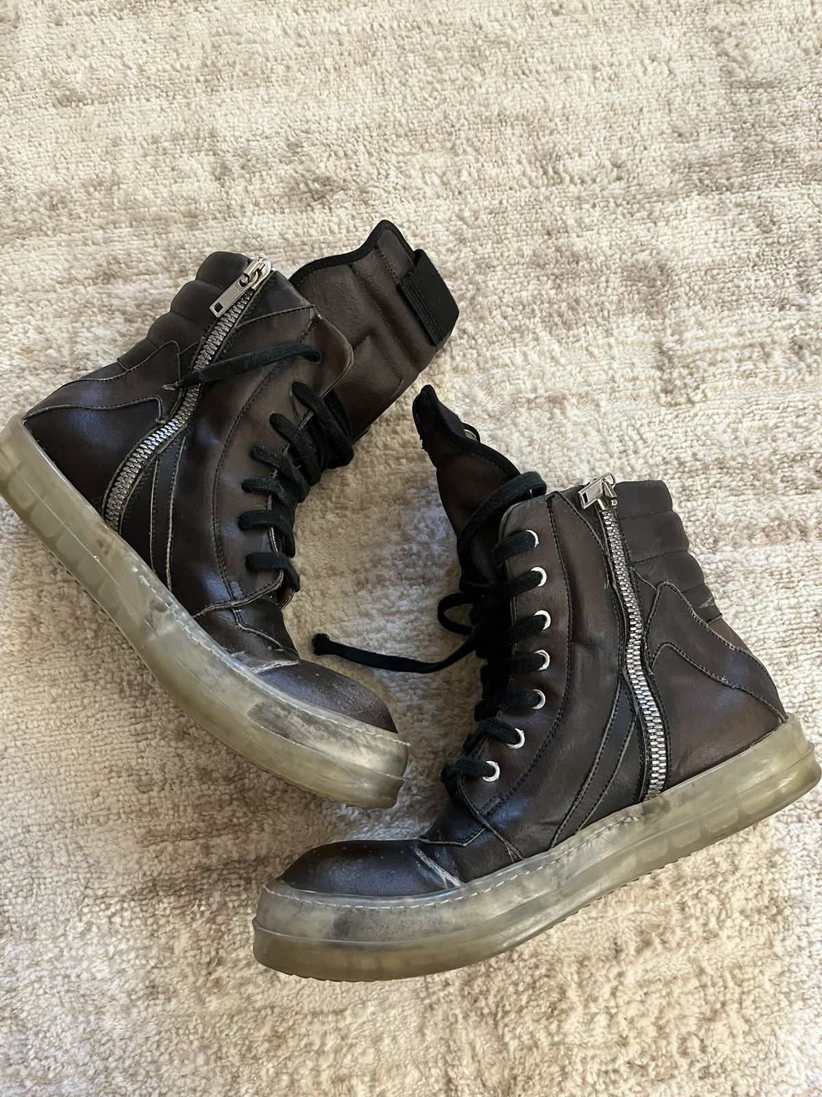 Rick Owens Rick Owens SS19 “Babel” Geobasket Size US 10 / EU 43 - 2 Thumbnail