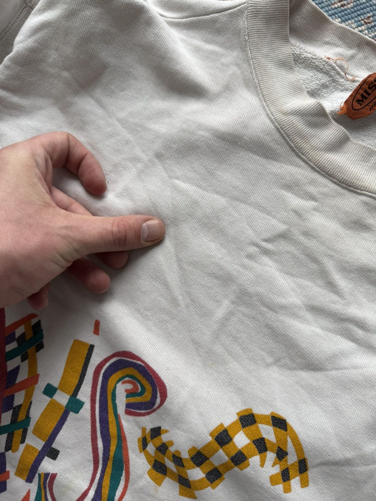 Missoni Vintage 90s Missoni Sweatshirt Size US L / EU 52-54 / 3 - 16 Thumbnail