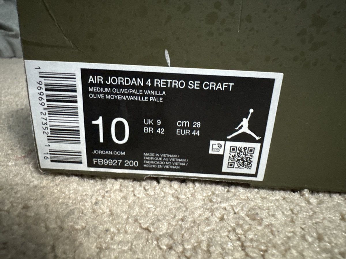 Jordan Brand Jordan 4 olive Size US 10 / EU 43 - 7 Thumbnail