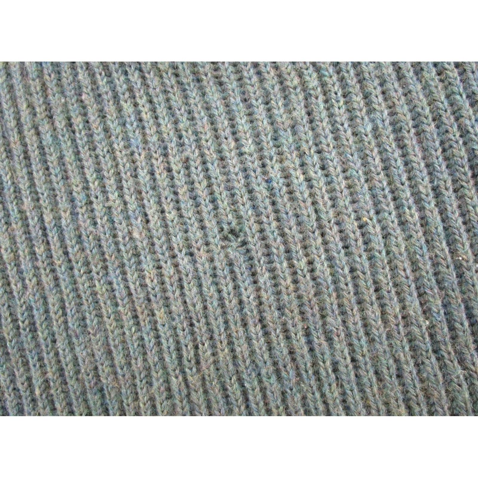 Olive VINTAGE Handcraft LTD. Men's Pure New Wool Heavy Knit Sweater Olive Green XL Crew Neck Pullover Knit Wool 80s 90s Retro, Casual, Workwear Mens Size US XL / EU 56 / 4 - 3 Thumbnail