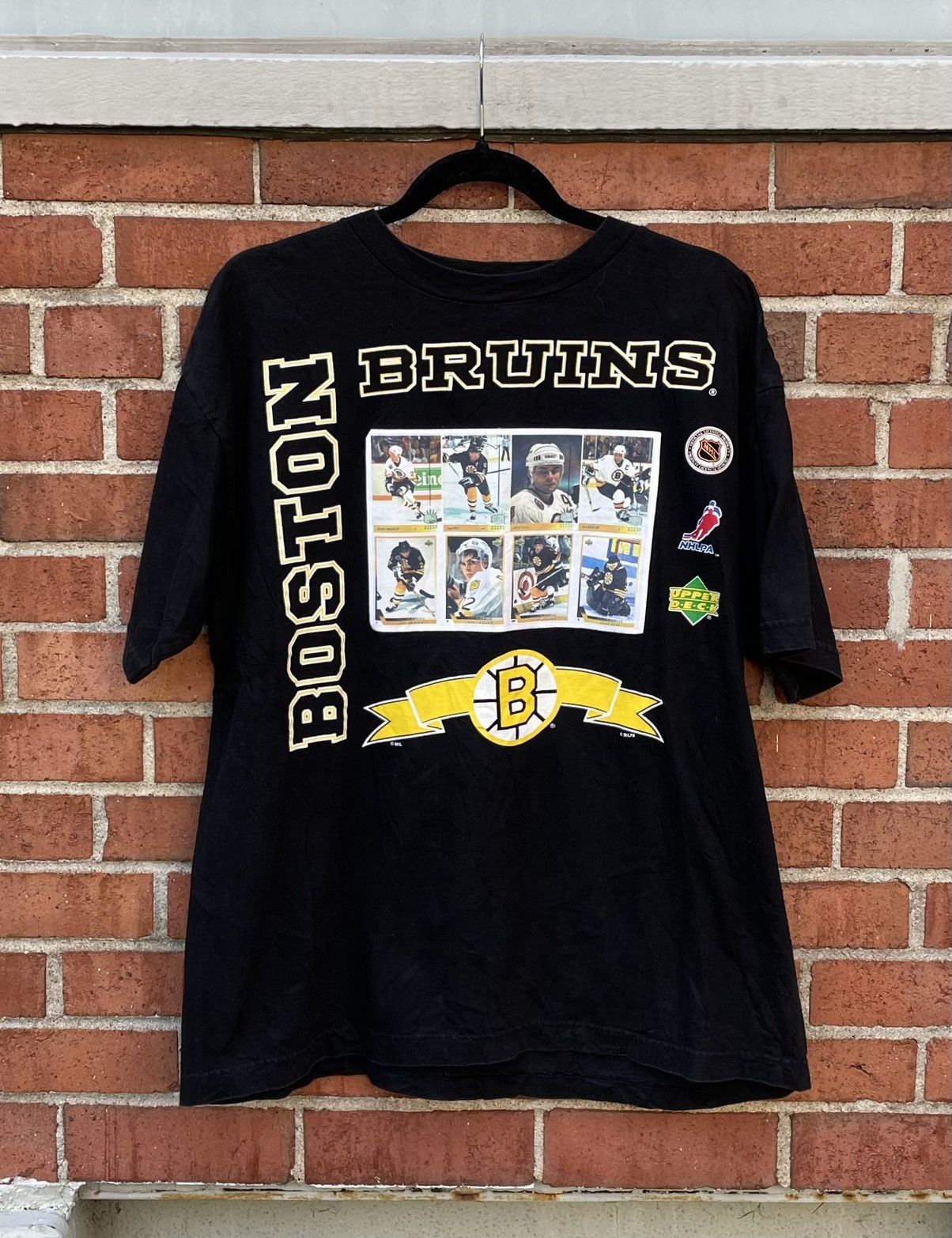 Vintage VTG Upper deck BRUINS CAM NEELY ADAM OATES RAY BOURQUE shirt Size US XL / EU 56 / 4 - 1 Thumbnail
