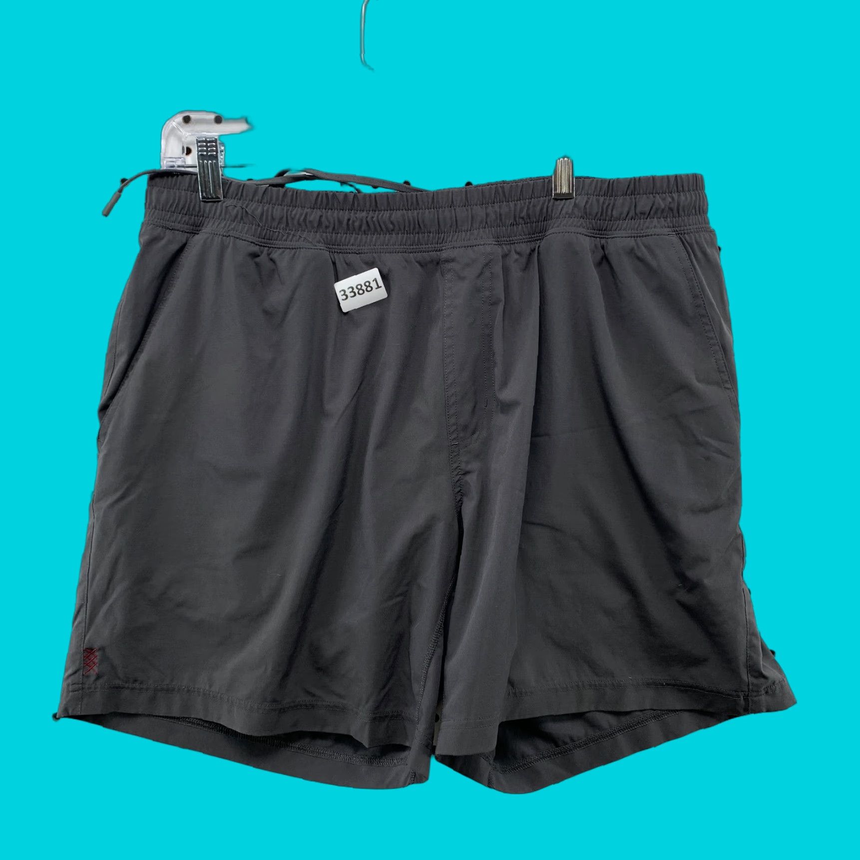Rhone VINTAGE Rhone Active Shorts Mens 2XL Gray Workout Drawstring 36x6 Size US 39 - 1 Thumbnail