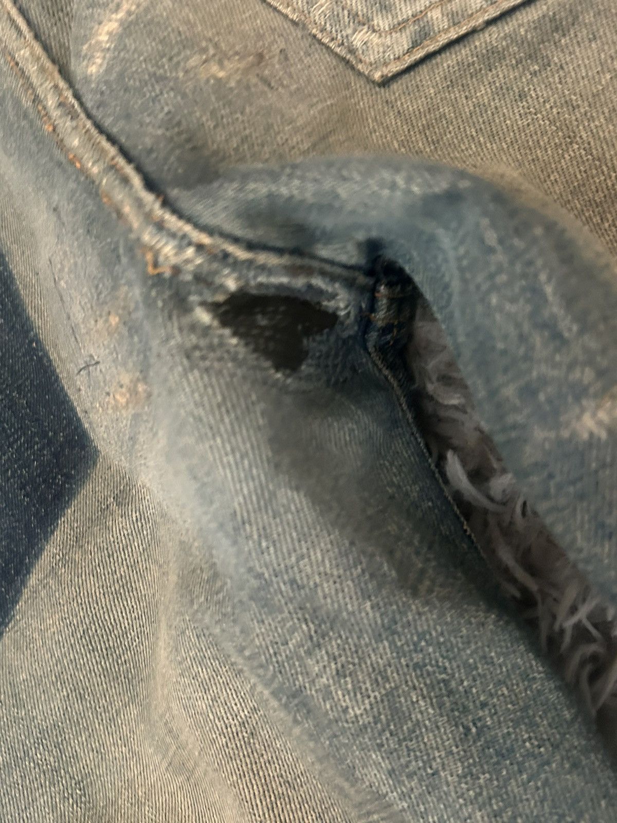 Undercover undercover aw04 red yarn denim Size US 32 / EU 48 - 4 Thumbnail