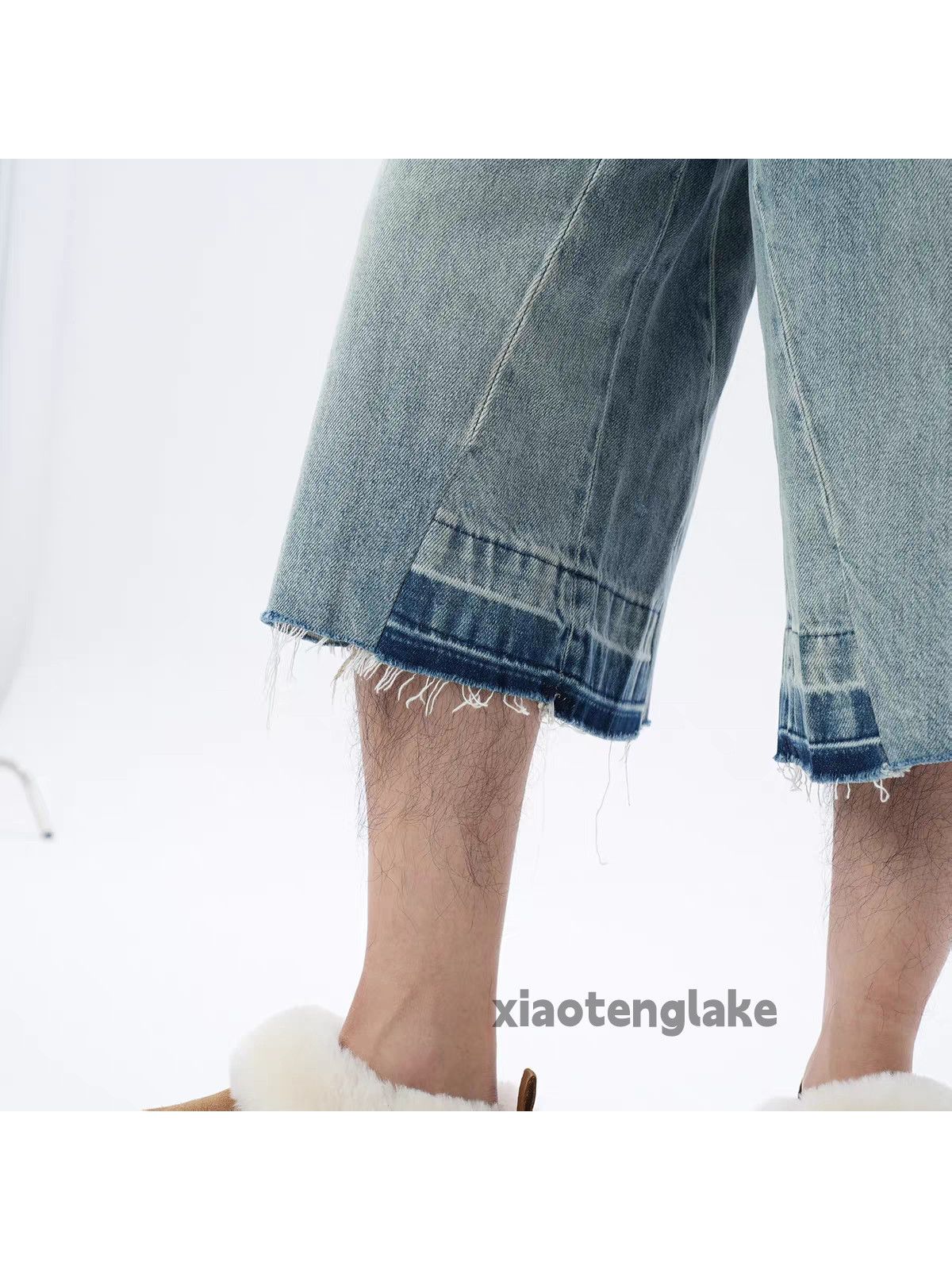 Vintage xz vintage loose baggy flared hiphop Denim Shorts Size US 32 / EU 48 - 5 Thumbnail