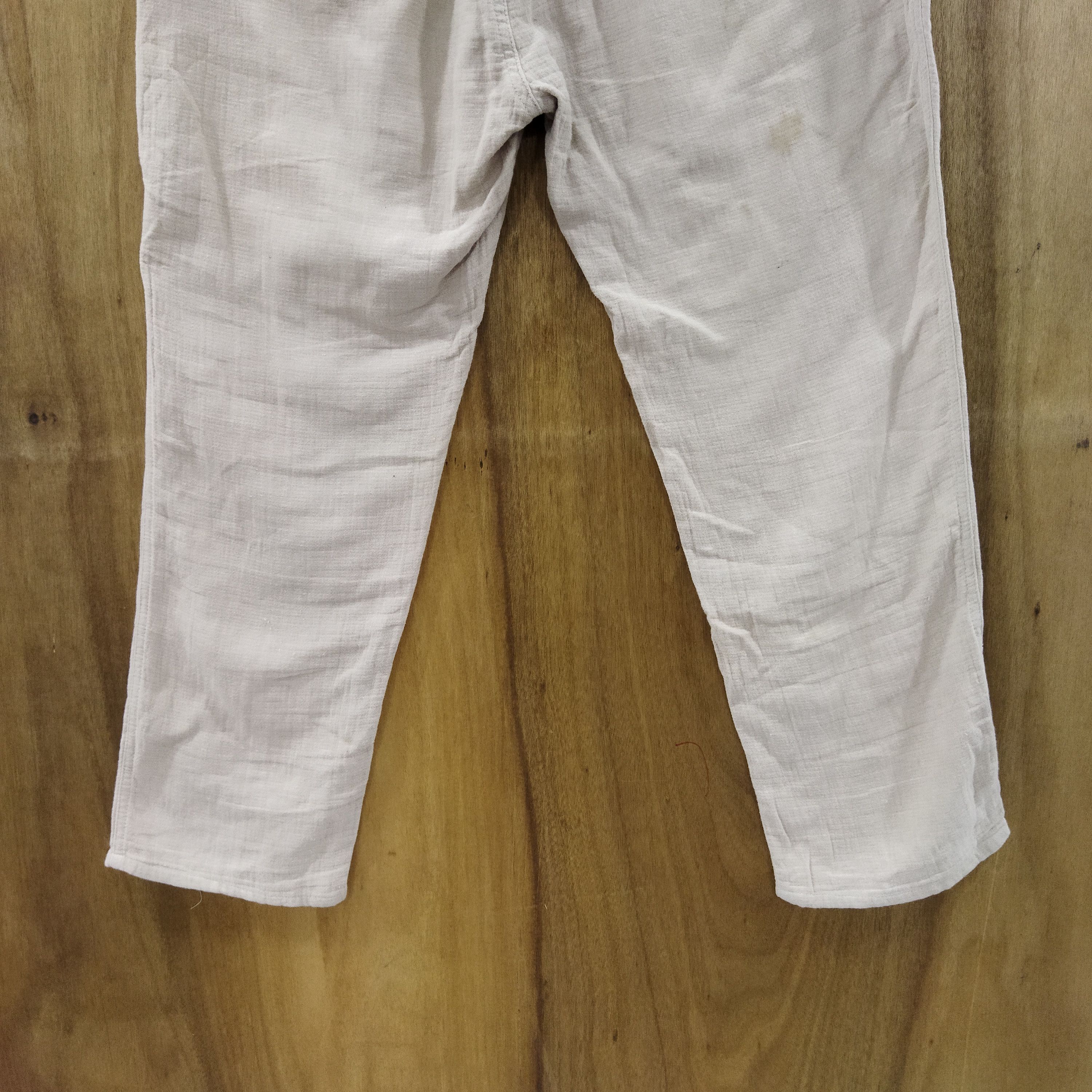 Japanese Brand JAPANESE. BRAND CREAM SPRING WAIST BUSH PANTS Size US 33 - 8 Thumbnail