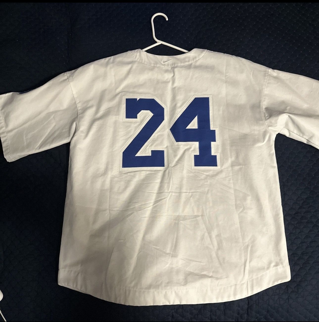 Nike SZ M-Nike Kobe Bryant Baseball Jersey 'White Game Royal' Size US M / EU 48-50 / 2 - 2 Thumbnail