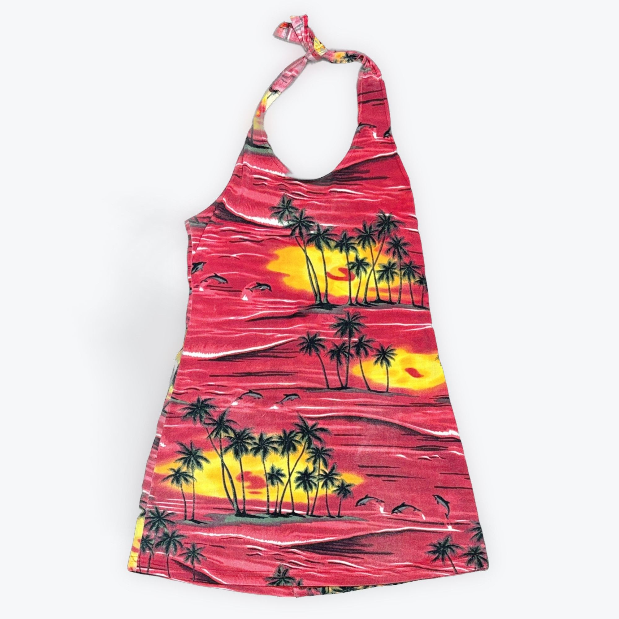 Other L - Hawaii Print Halter Dress Size L / US 10 / IT 46 - 1 Thumbnail