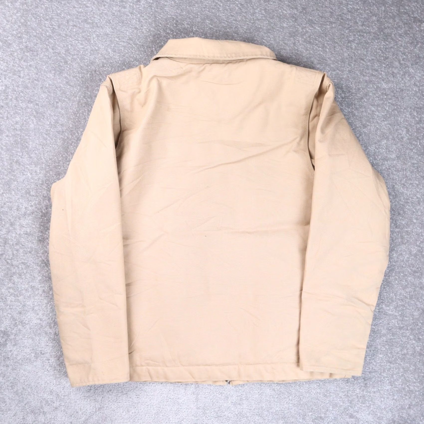 Vintage Cabela's Beige Duck Canvas Lined Full Zip Jacket Mens Large Size US L / EU 52-54 / 3 - 3 Thumbnail