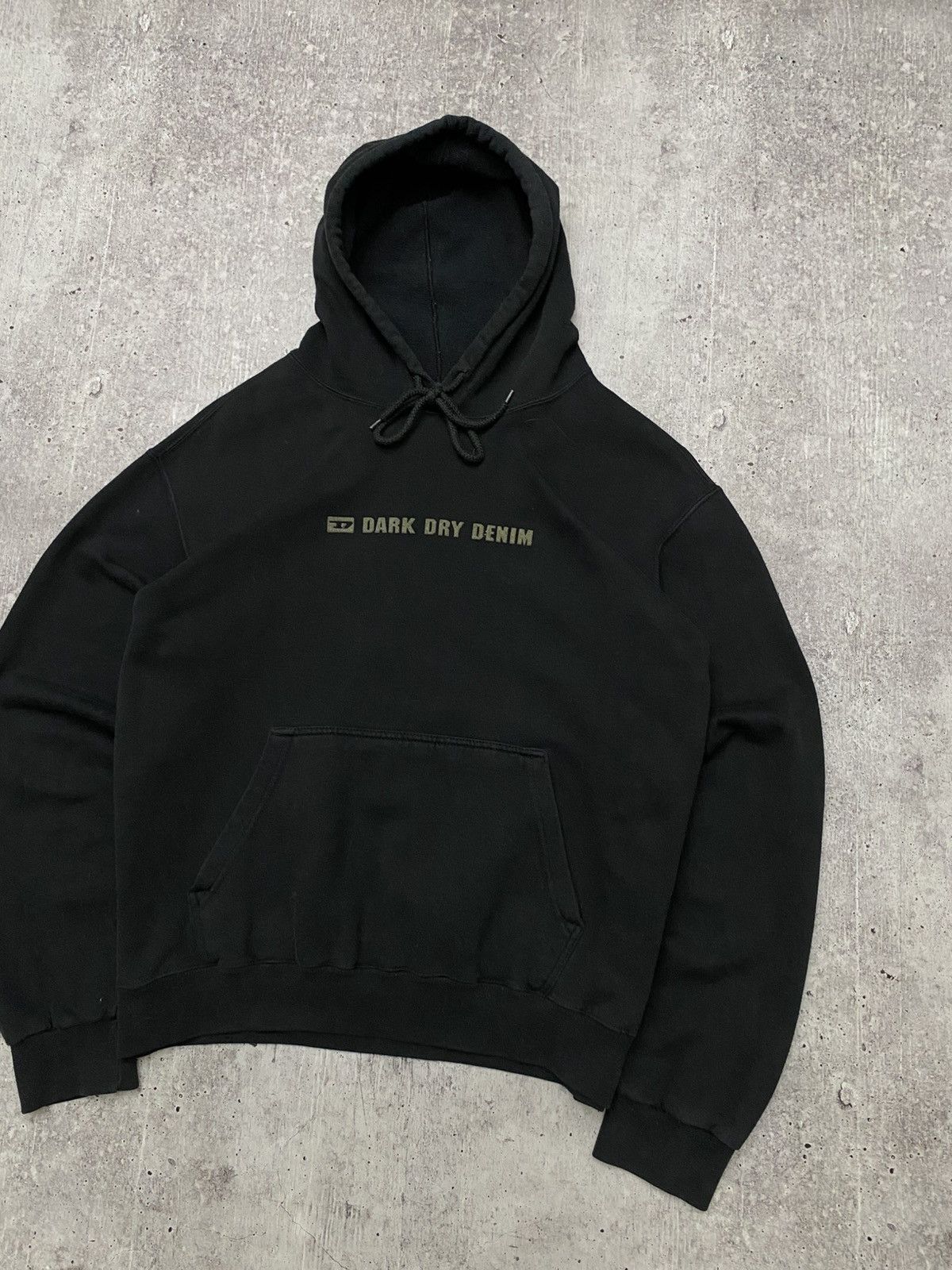 Diesel DIESEL DARK DRY DENIM HOODIE Size US L / EU 52-54 / 3 - 3 Thumbnail