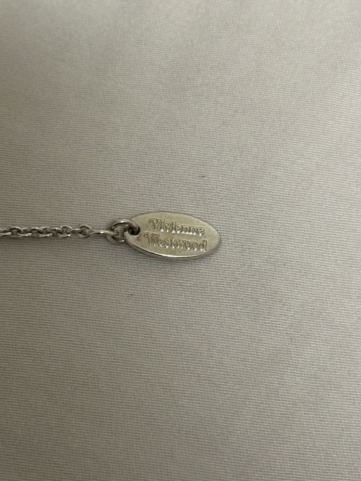 Vivienne Westwood VIVIENNE WESTWOOD Silver Orb Charm Chain Link Necklace Size ONE SIZE - 5 Thumbnail