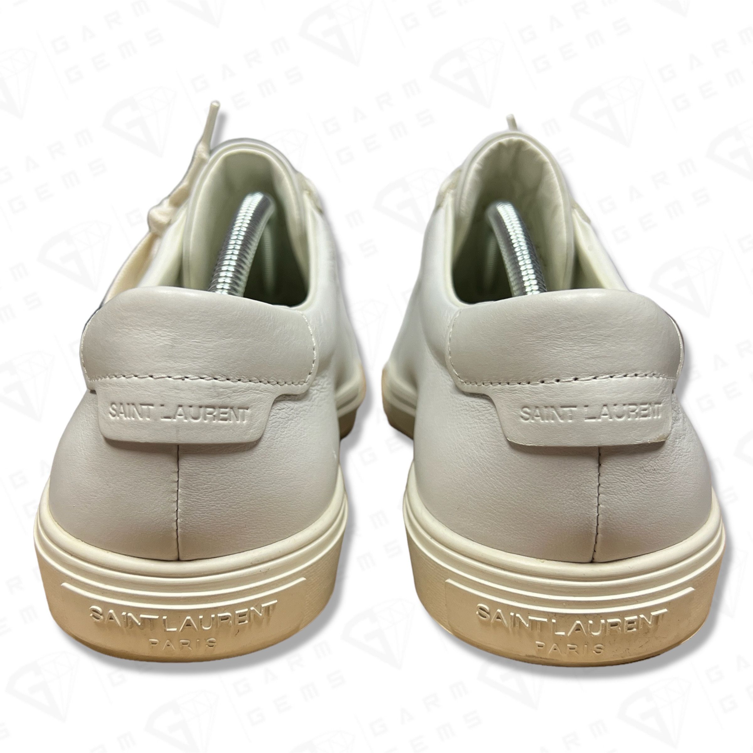 Saint Laurent Paris Saint Laurent Andy Leather Low Top Trainers Size US 9.5 / EU 42-43 - 7 Thumbnail
