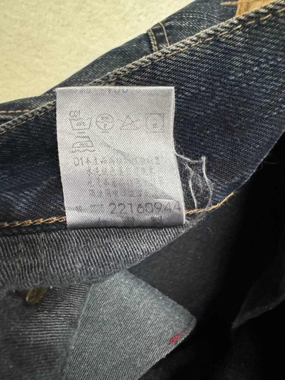 Edwin INSANE 90s Style Edwin 503 Rusty Sand Washed Dark Jeans Size US 32 / EU 48 - 11 Thumbnail