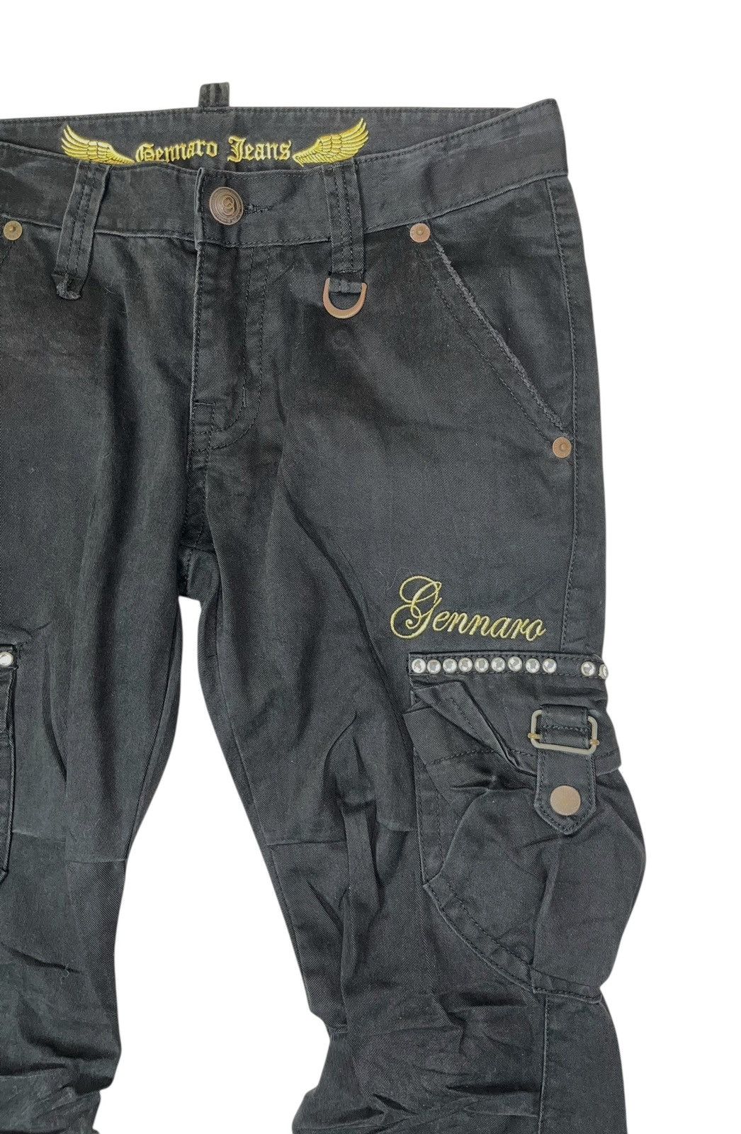 Japanese Brand Flare Japanese Brand Gennaro Jeans Cargo Casual Pants Size US 30 / EU 46 - 6 Thumbnail