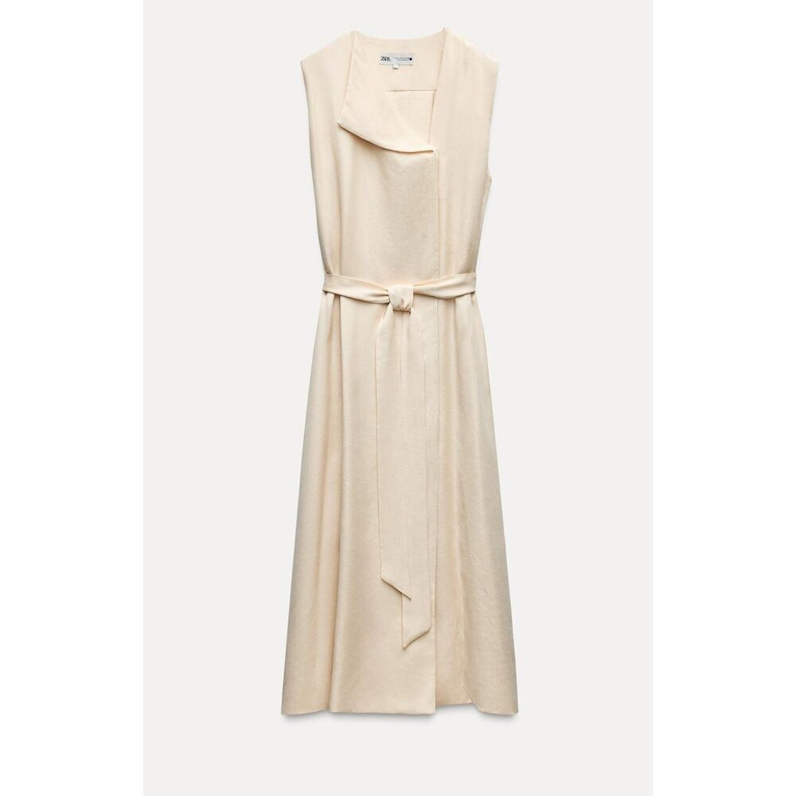 Zara Nwt- Zara DRESS WITH PLEATED BACK ZW COLLECTION-XS Size XS / US 0-2 / IT 36-38 - 3 Thumbnail