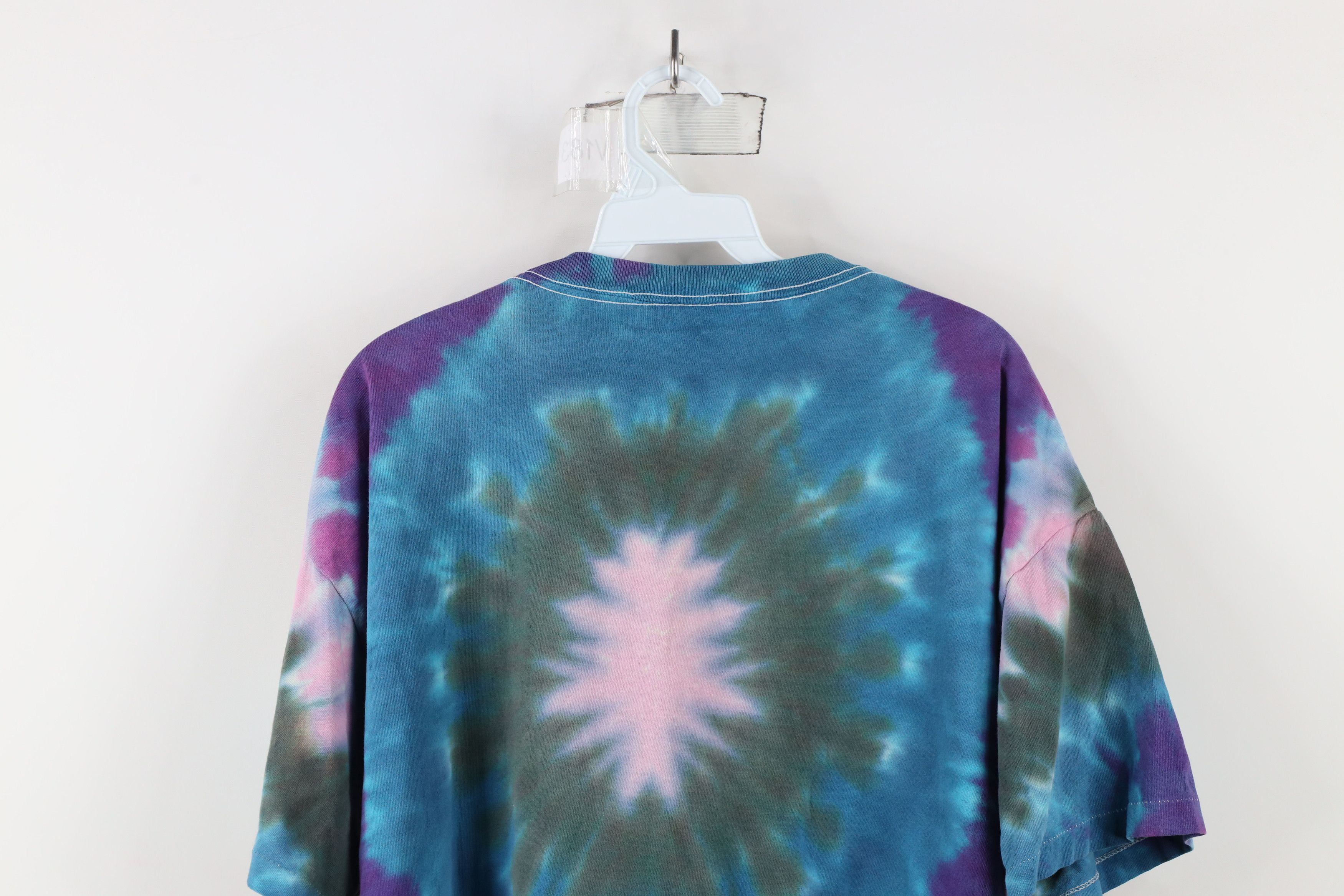 Vintage Vintage 90s Streetwear Smiley Face Tie Dye T-Shirt USA Size US XL / EU 56 / 4 - 12 Thumbnail