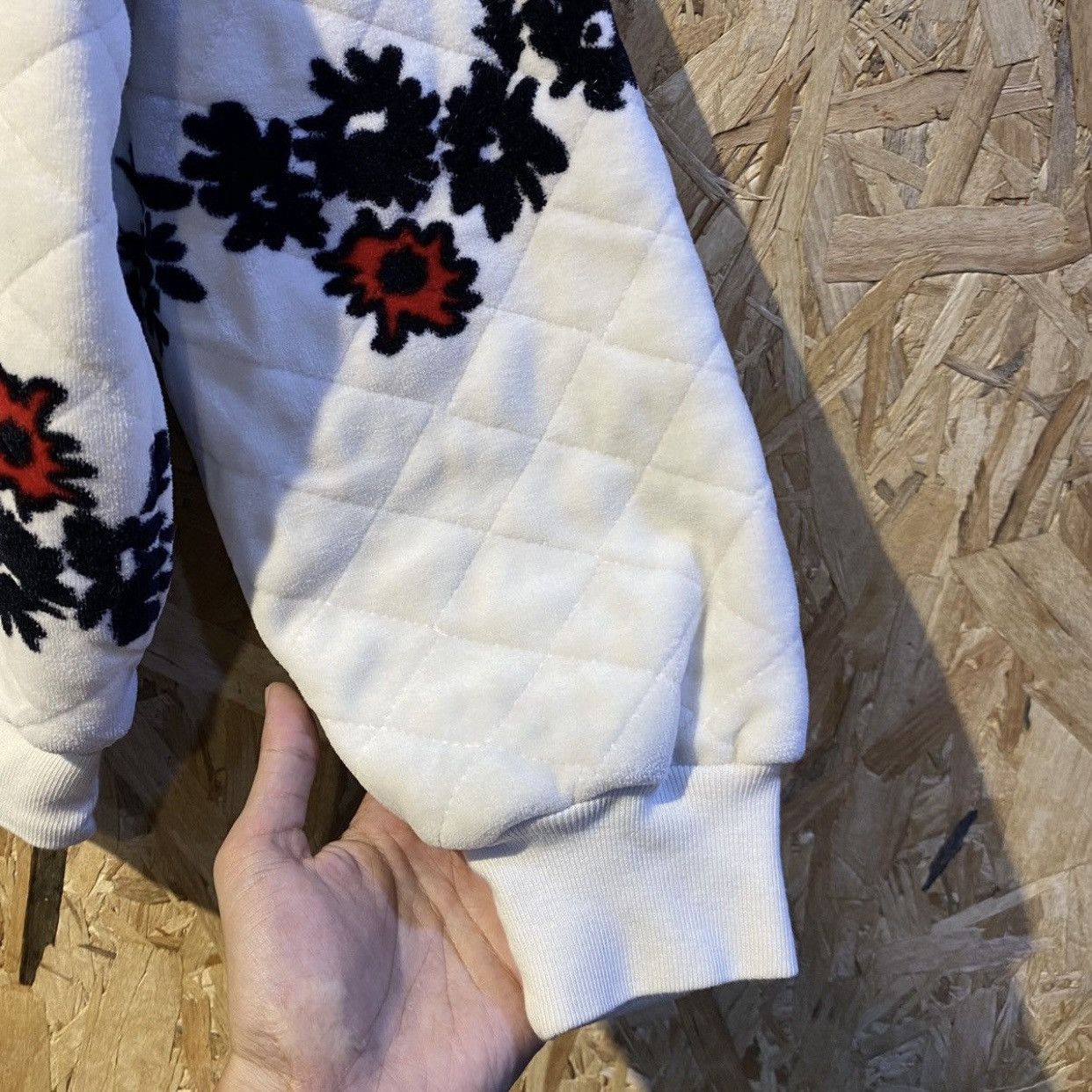 Sonia Rykiel Vintage Sonia Rykiel White 90’s Floral Jackets Size M / US 6-8 / IT 42-44 - 8 Thumbnail