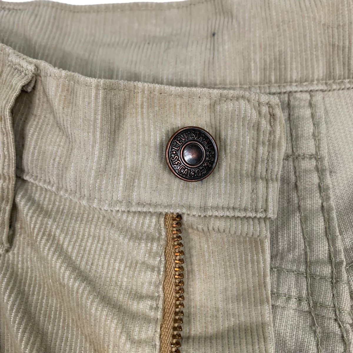 Levi's 70’s Rusty Trashed LEVIS White Label Corduroy Pant #1149-C53 Size US 32 / EU 48 - 11 Thumbnail
