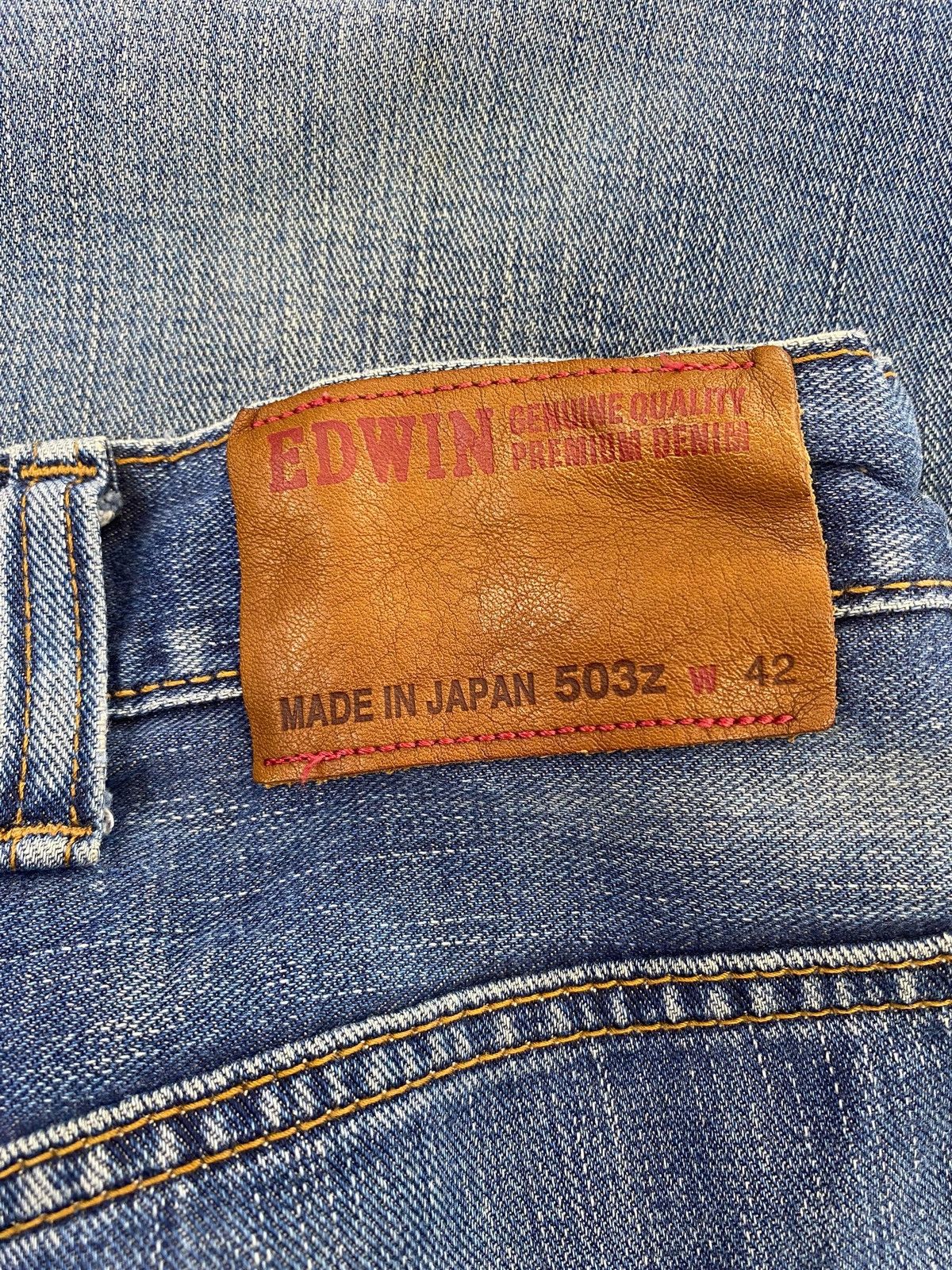 Edwin Edwin 503 Blue Wash Style Loose Jeans Size US 42 / EU 58 - 10 Thumbnail