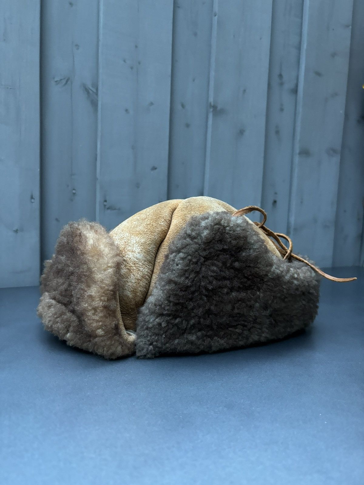 Vintage Vintage Shearling Trapper Sheepskin Ushanka Aviator Hunting Size ONE SIZE - 21 Thumbnail