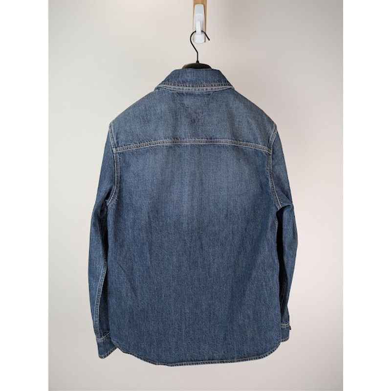 Bottega Veneta o1rshd1 Q:2 / Original Medium Wash Indigo Denim Shirt Blue Size US M / EU 48-50 / 2 - 16 Thumbnail