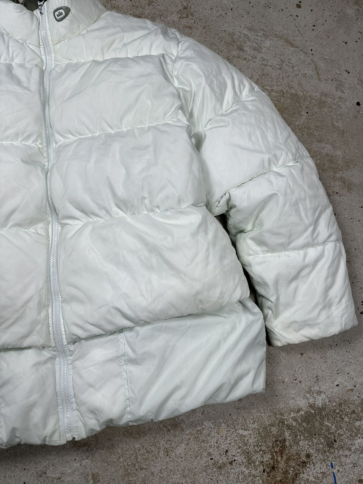 Nike × Vintage Vintage Y2K Nike Puffer Down Jacket Swoosh Bomber Rare 90s Size US M / EU 48-50 / 2 - 5 Thumbnail