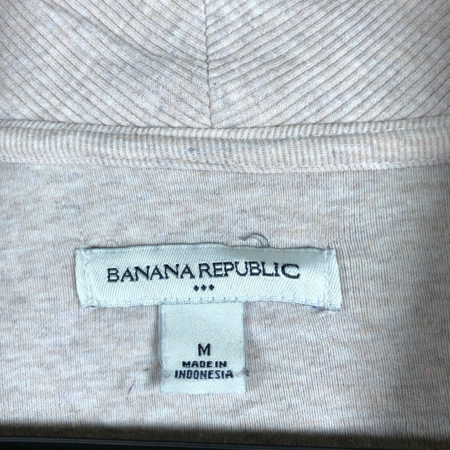 Banana Republic Banana Republic Womens Sweater Henley V Neck Oatmeal Stretch Medium Pullover Casual Workwear Size M / US 6-8 / IT 42-44 - 6 Thumbnail