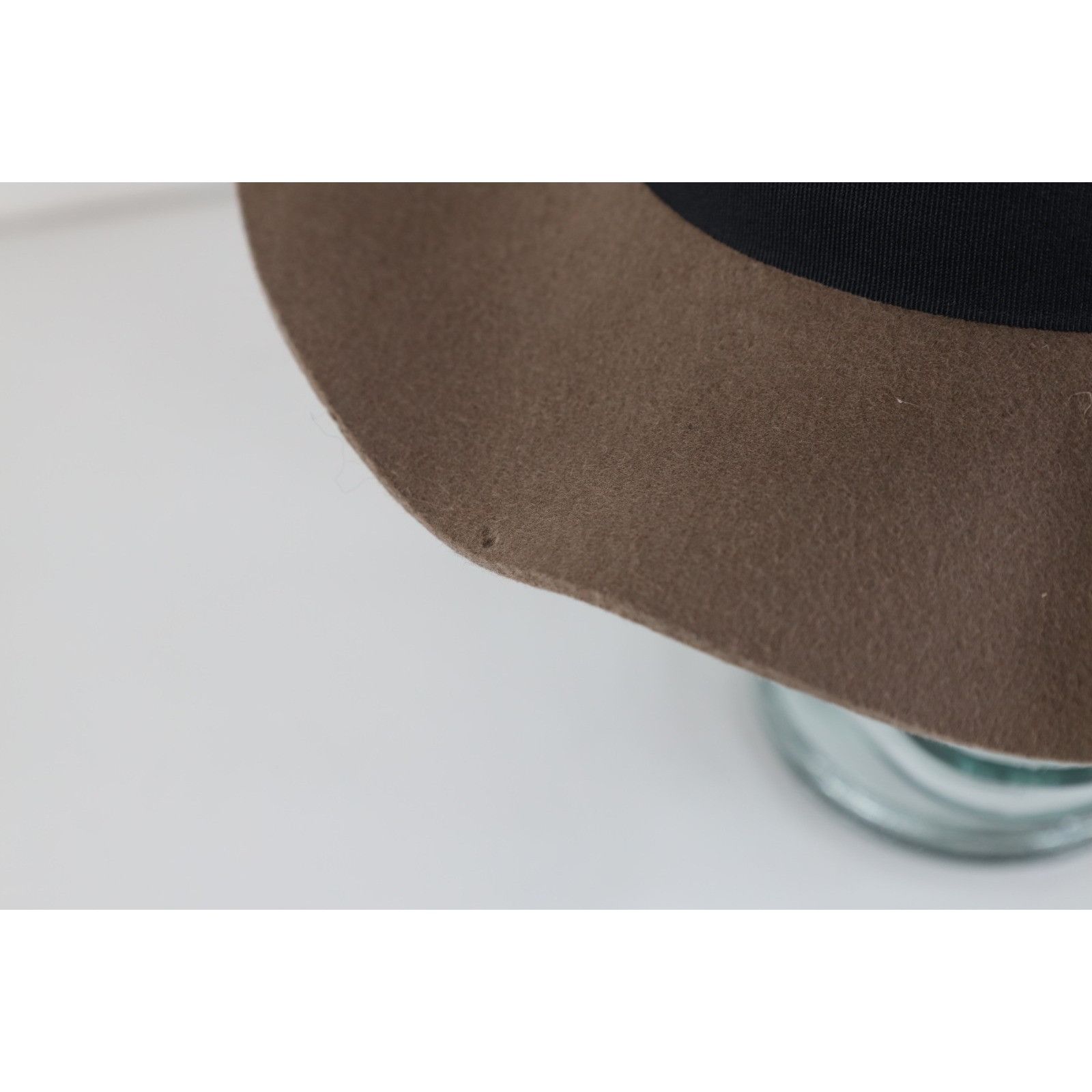 Vintage Vintage Boho Chic Ribbon Felt Wool Floppy Brim Fedora Hat Size ONE SIZE - 2 Thumbnail