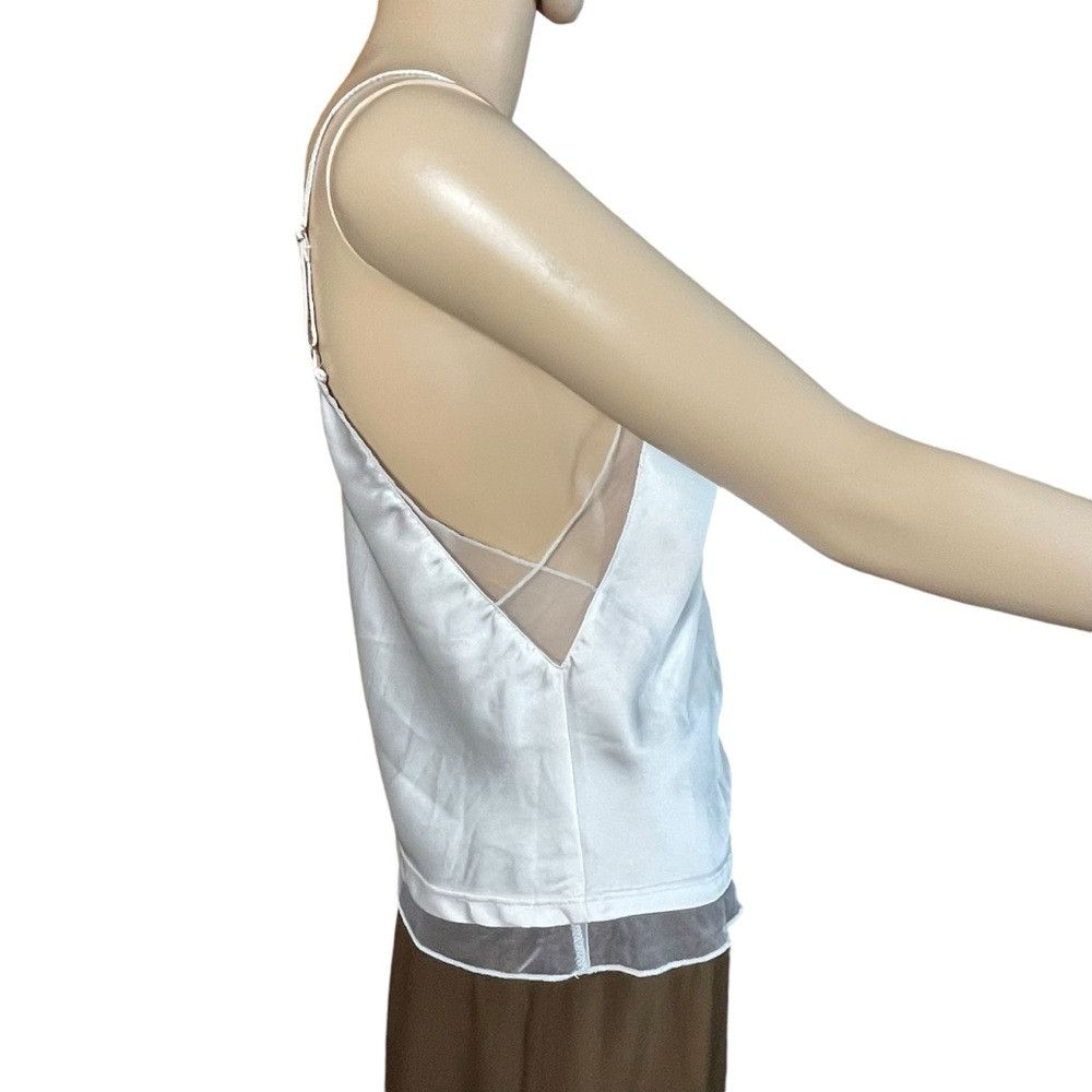 Free People New Free People Ivory Satin Cami Size XS Size XS / US 0-2 / IT 36-38 - 4 Thumbnail