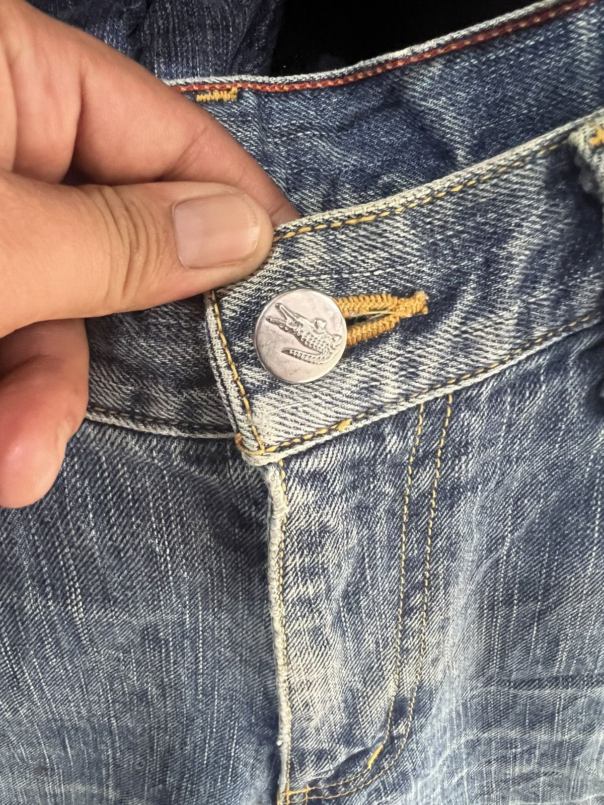 Lacoste 🔥Vintage Lacoste Made in Japan Distressed Denim Size US 31 - 9 Thumbnail