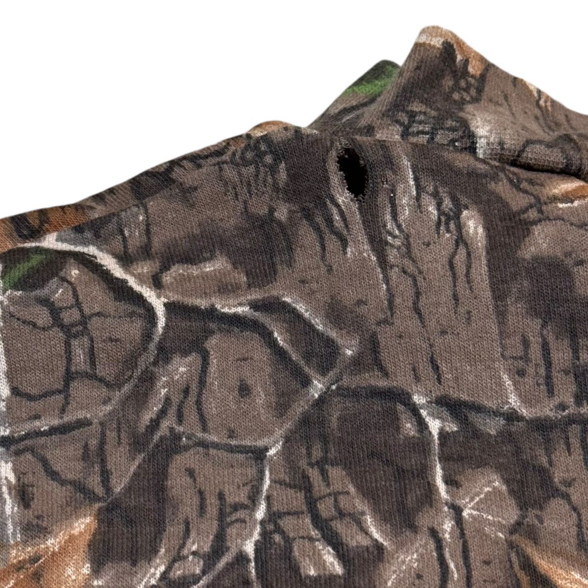 Vintage Morgan Mills Vintage Camo Distressed Shirt Adult Large Size US L / EU 52-54 / 3 - 4 Thumbnail
