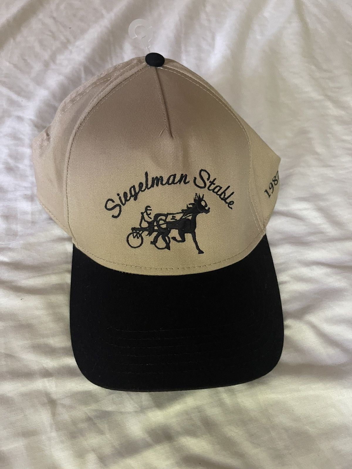 Siegelman Stable Siegalman Stable Snapback Hat Two Tone Khaki Black Size ONE SIZE - 2 Thumbnail